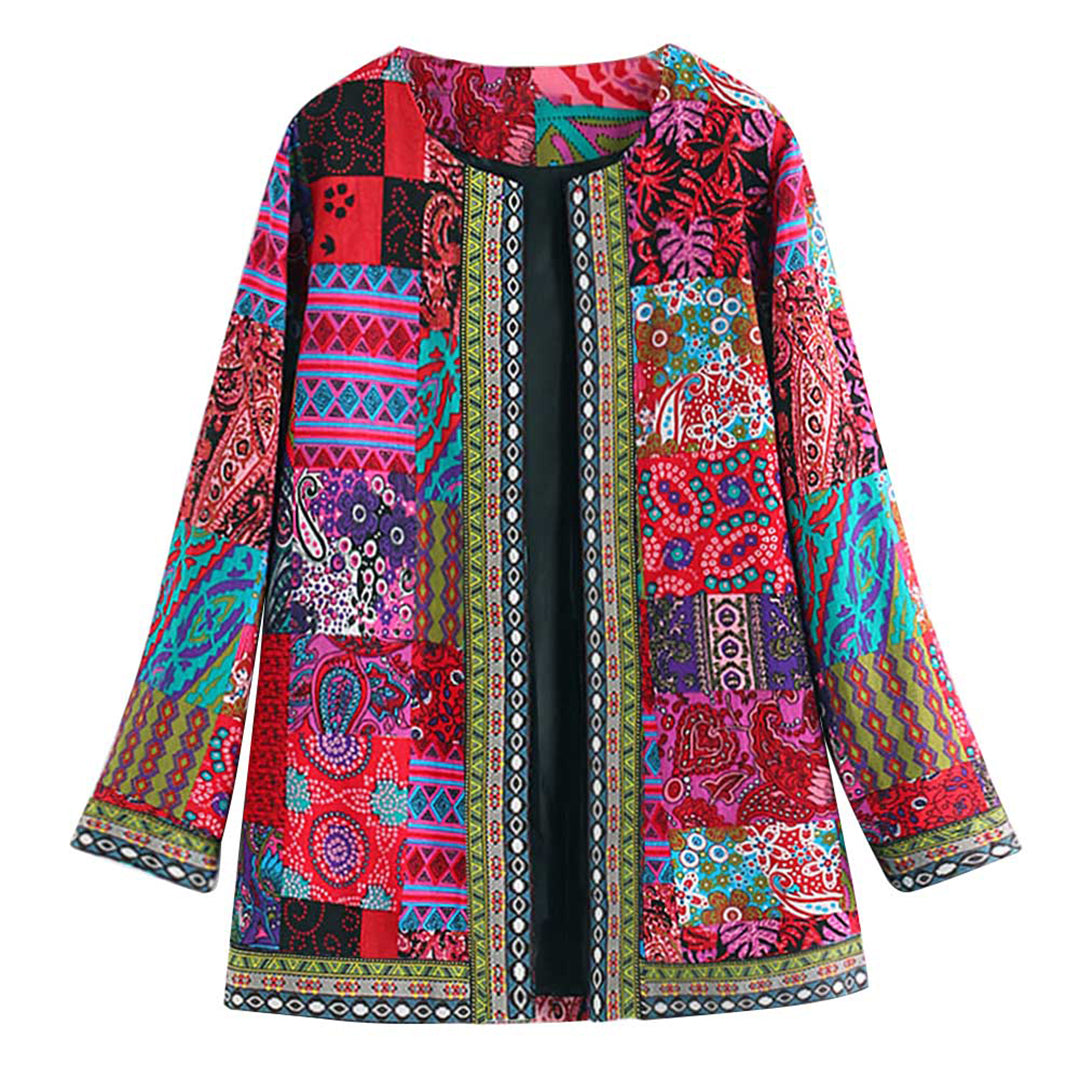 WW | Damenjacken Frühlingsjacke in Blau und Rot