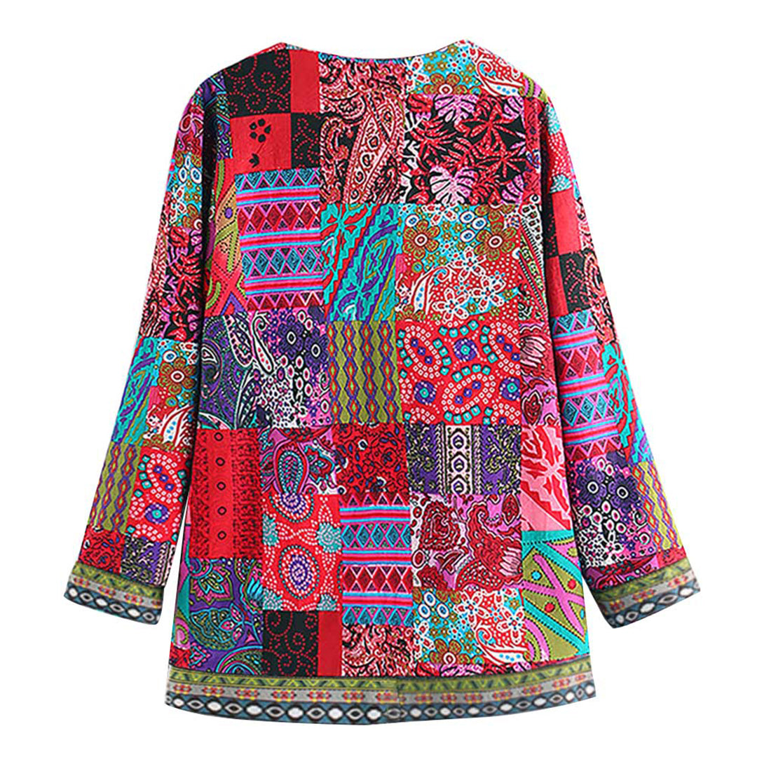 WW | Damenjacken Frühlingsjacke in Blau und Rot