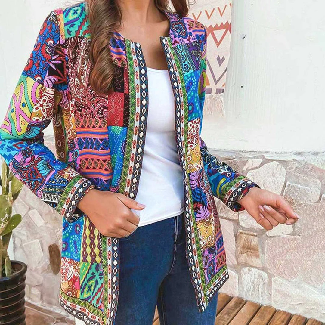 WW | Damenjacken Frühlingsjacke in Blau und Rot