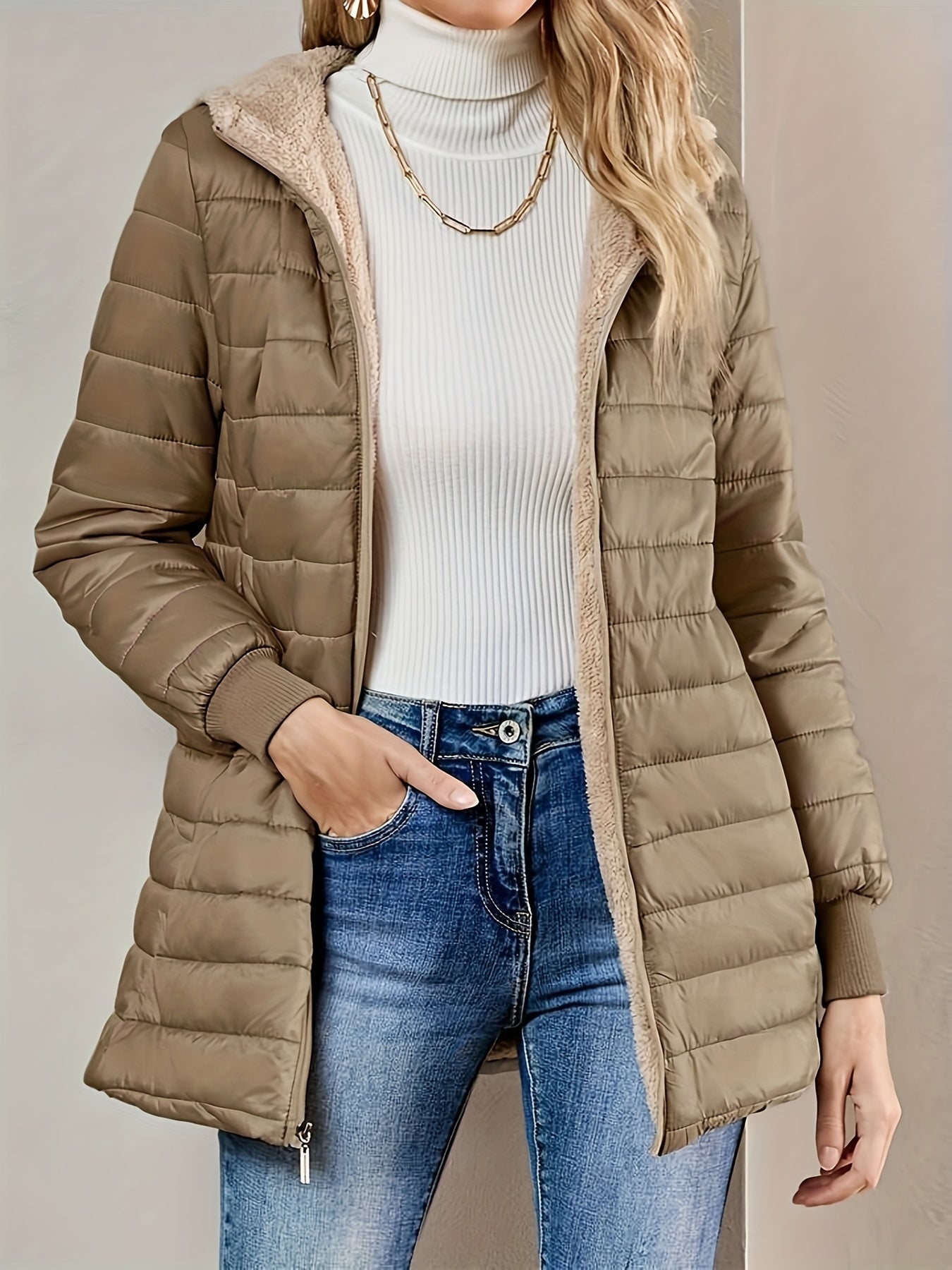 WW | Fleece-Lined Zip-Up Jacket