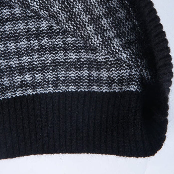 WW | Eleganter Pullover mit schwarz-weißem Karomuster