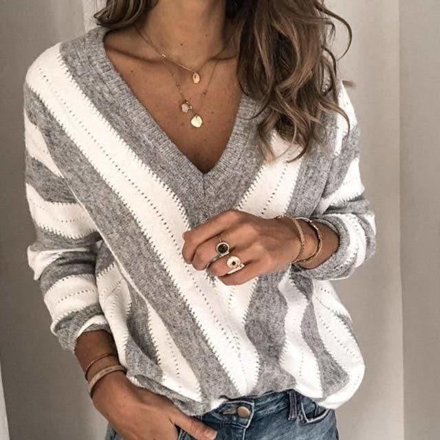 WW | V-Ausschnitt Sweatshirt