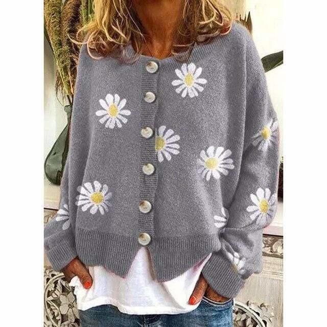 WW | Langer Strickmantel für Damen