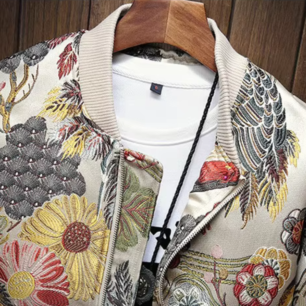WW | Embroidered Street Bomber Jacket