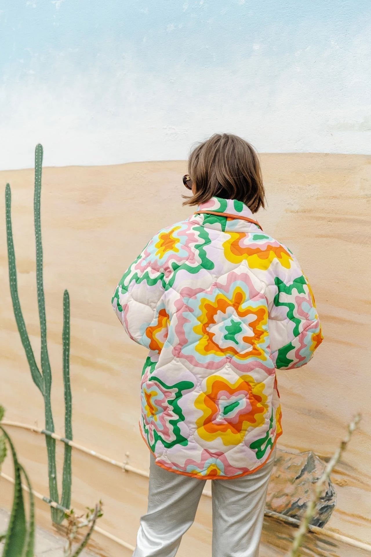 WW | Printed Quilted Jacket