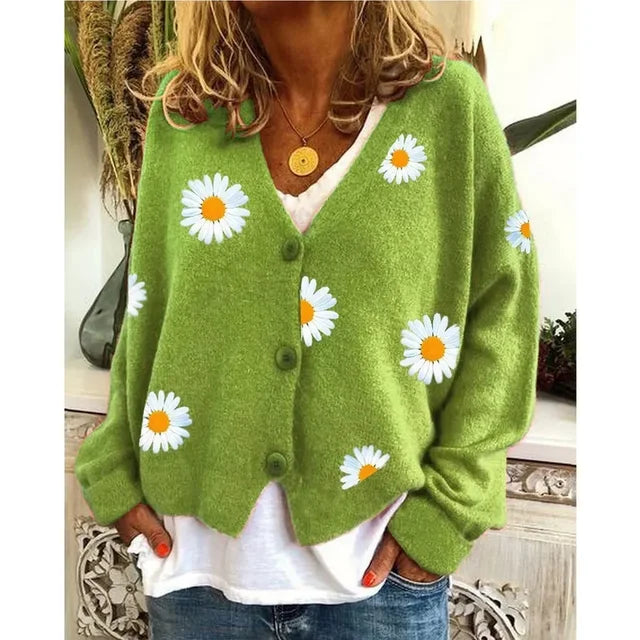 WW | Casual Floral Crochet Cardigan