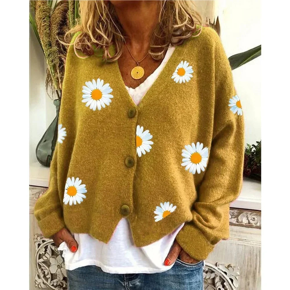 WW | Casual Floral Crochet Cardigan