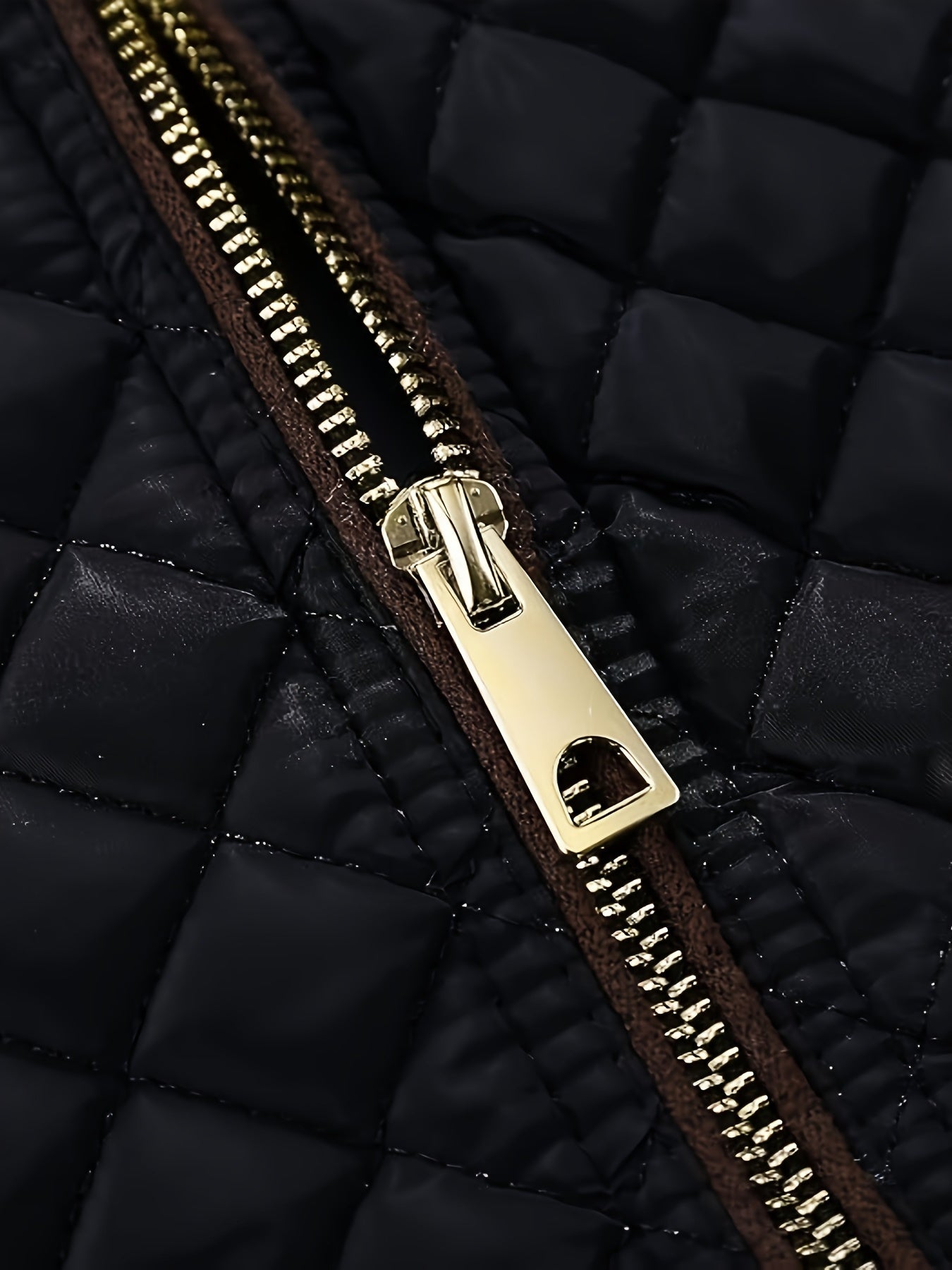 WW | Recycled quilted down jacket with zip and pockets