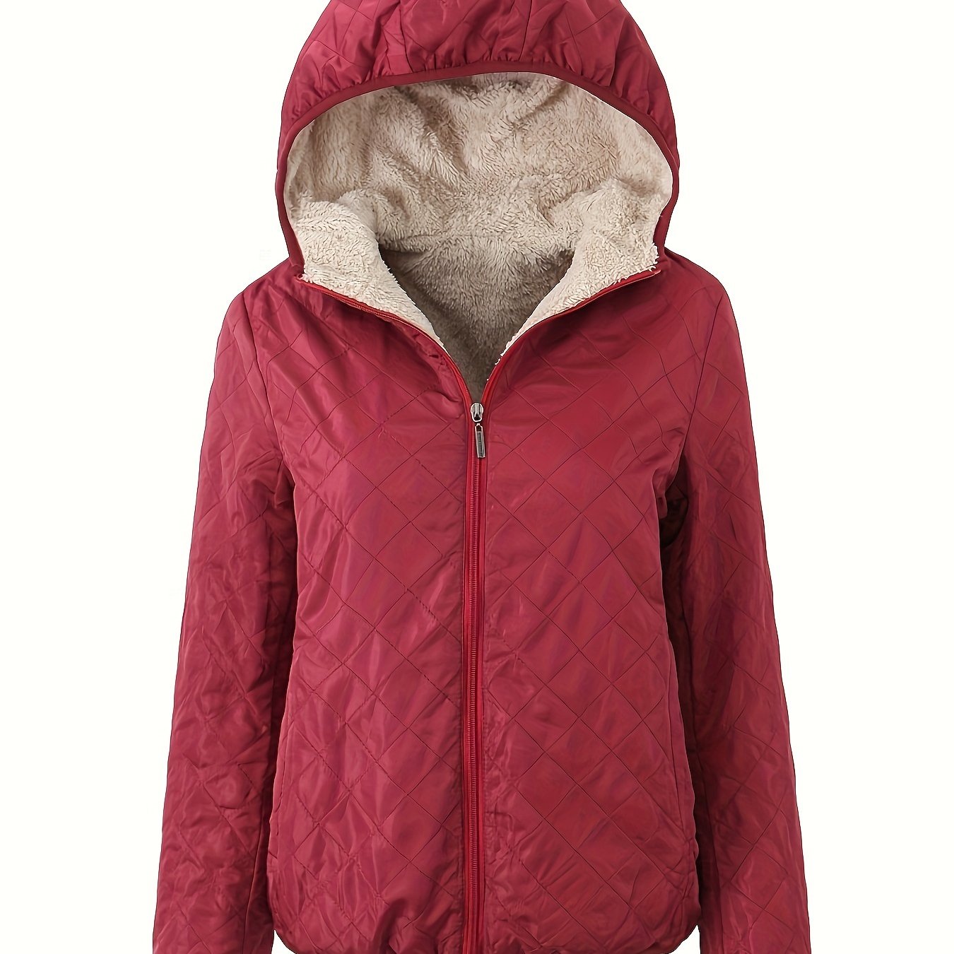 WW | Zip-Up Hooded Puffer Jacket