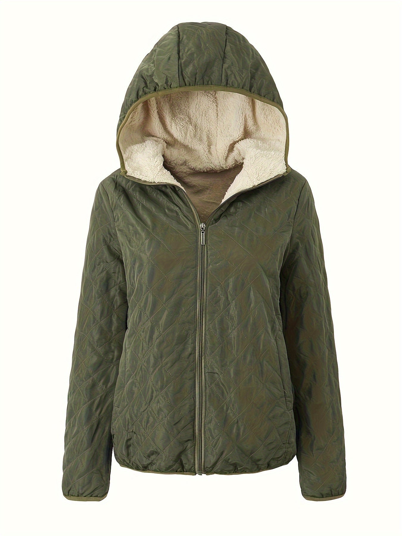 WW | Zip-Up Hooded Puffer Jacket