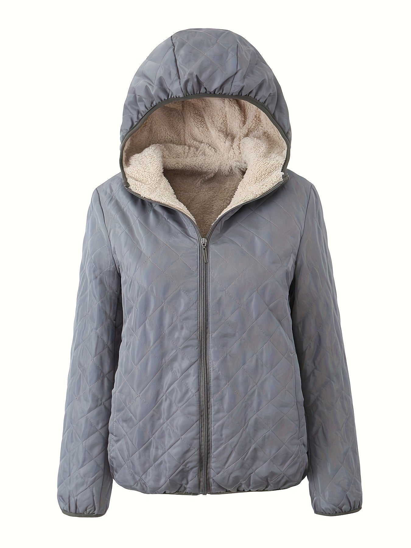 WW | Zip-Up Hooded Puffer Jacket