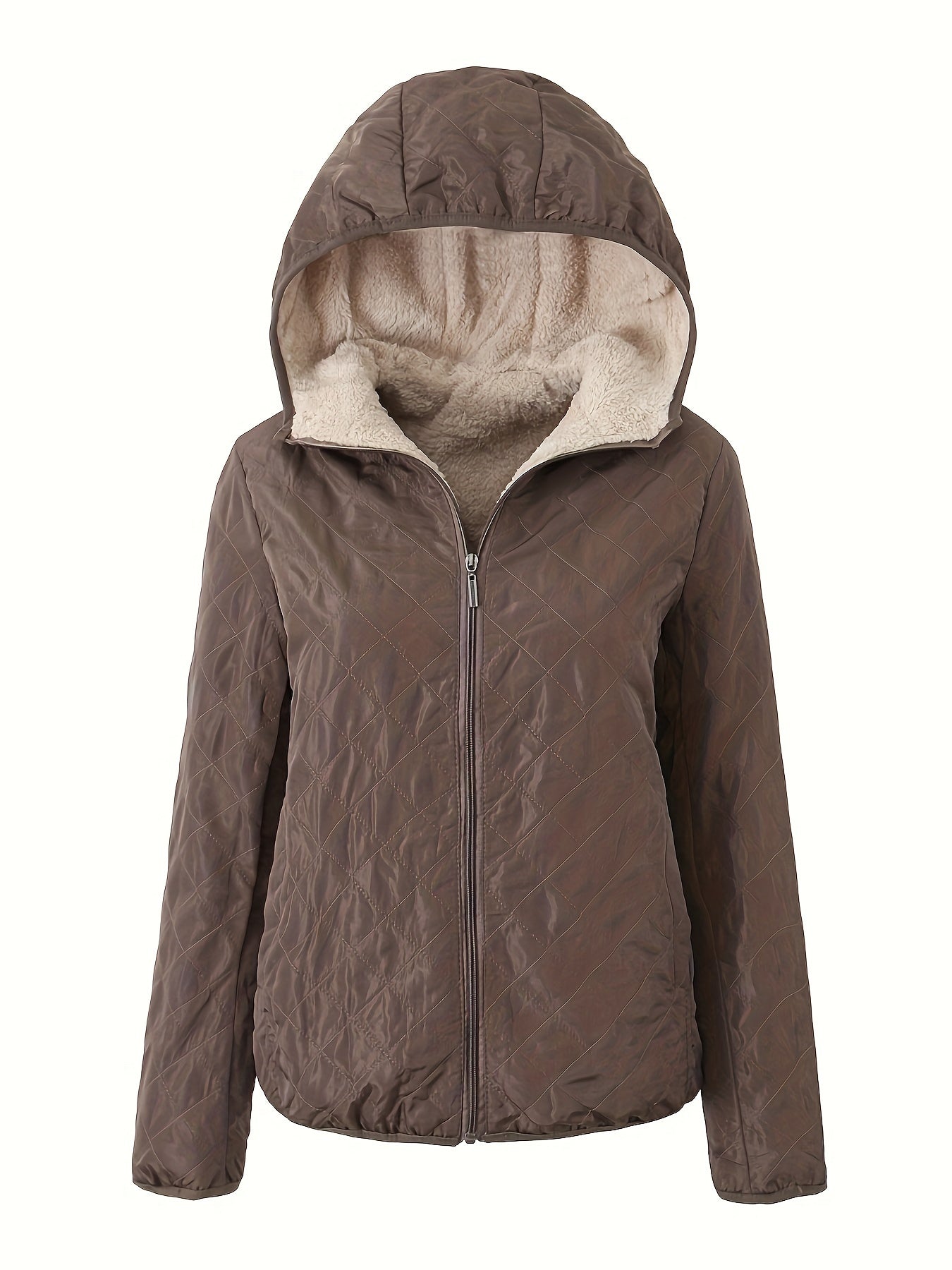 WW | Zip-Up Hooded Puffer Jacket