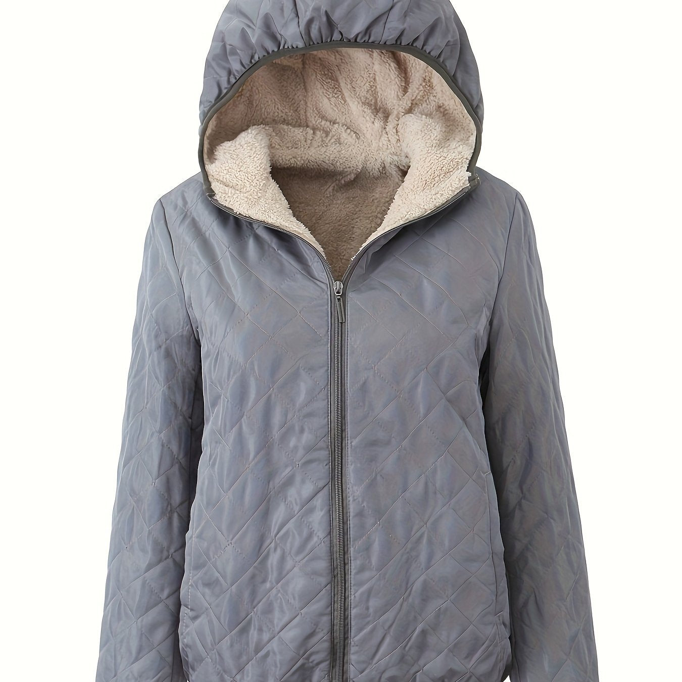 WW | Zip-Up Hooded Puffer Jacket