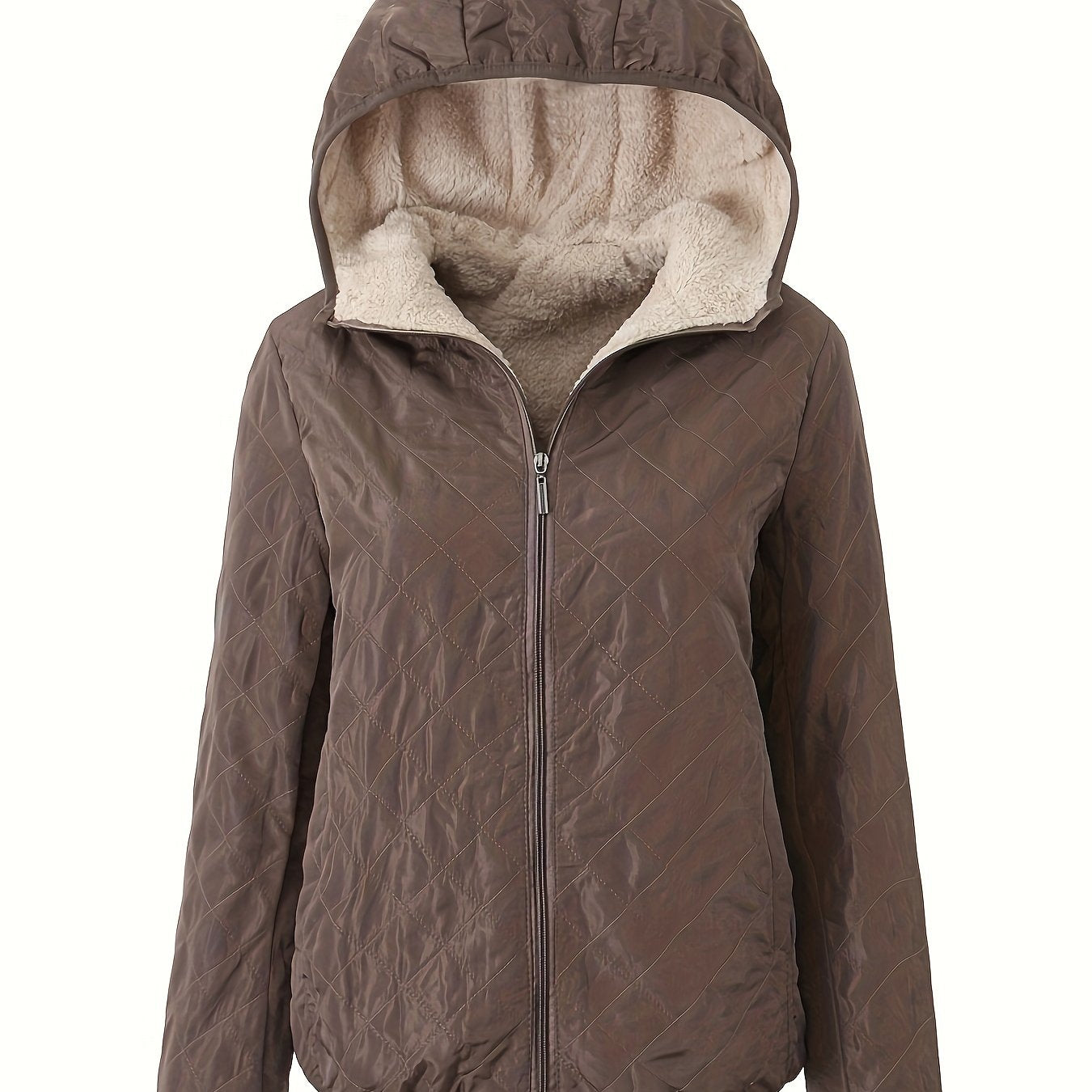 WW | Zip-Up Hooded Puffer Jacket
