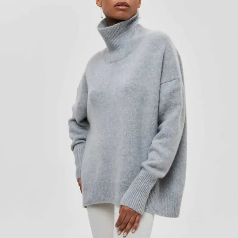 WW | Warm Turtleneck in a Plain Design for Women