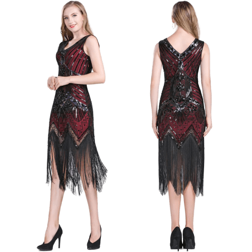 WW | Gatsby-Stil Kleid