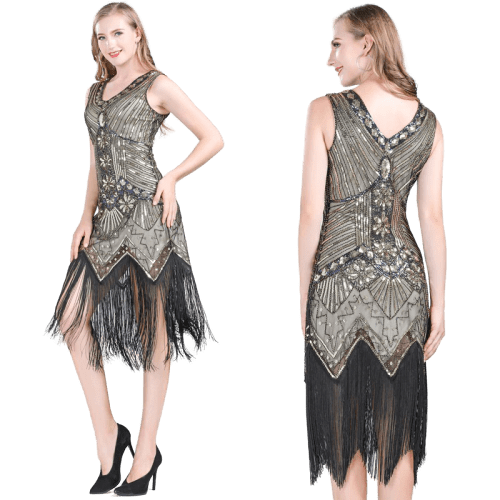 WW | Gatsby-Stil Kleid