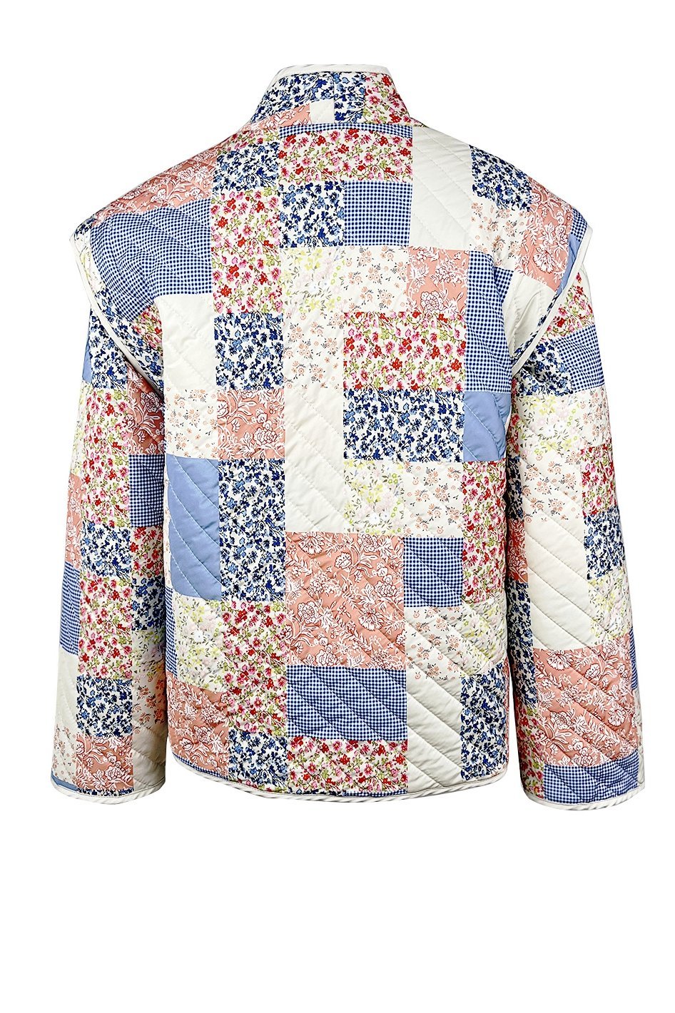 WW | Bedruckte Umwandelbare Steppjacke