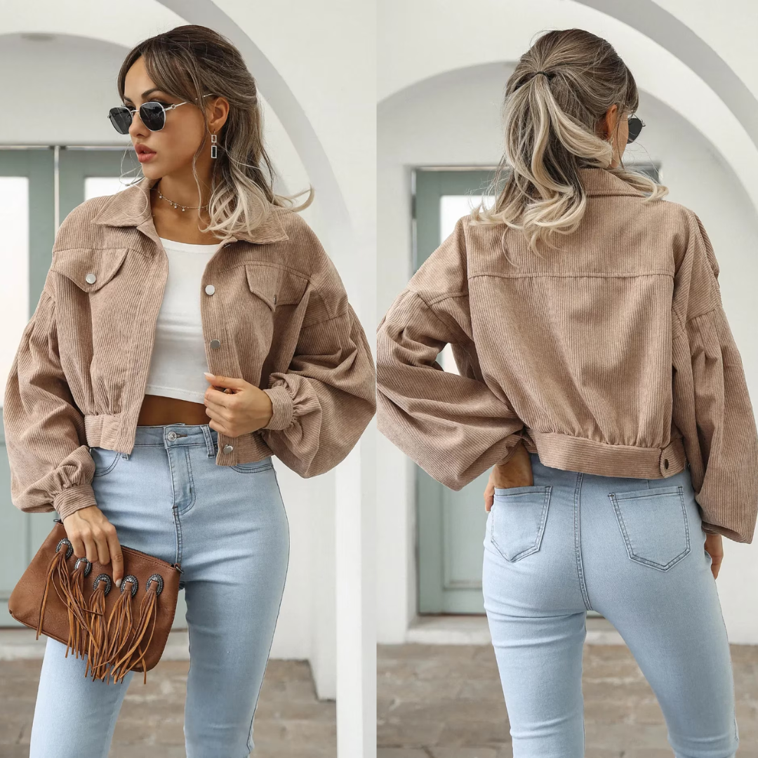 WW | Cropped Bomber Jacket Cool & Stylish
