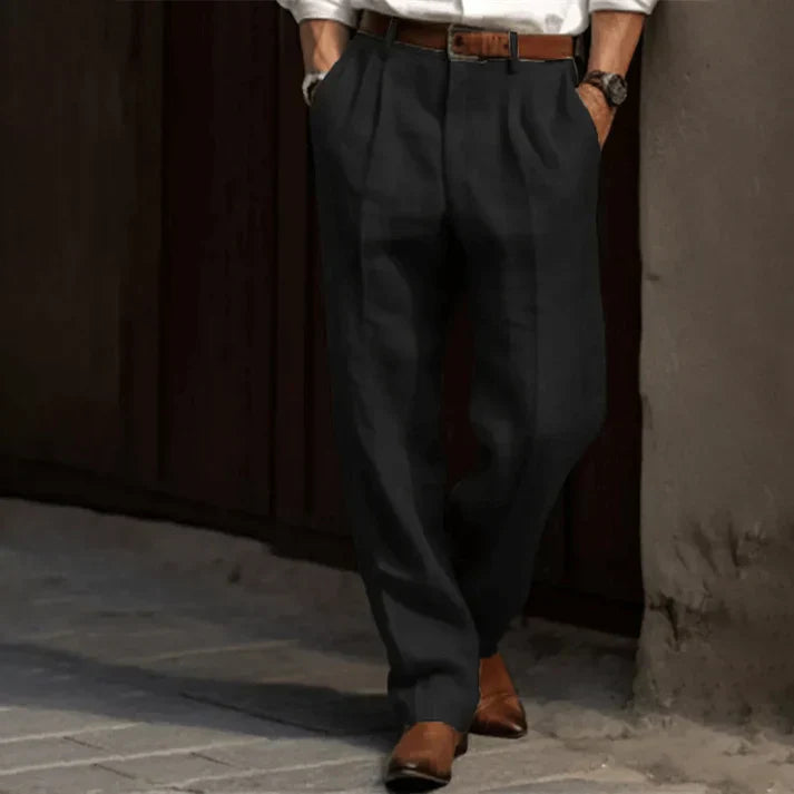 WW | Elegante Gerade Geschnittene Hose Für Männer