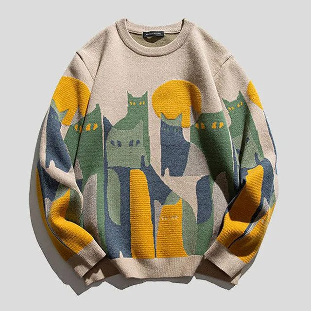 WW | Unisex Cat Sweater