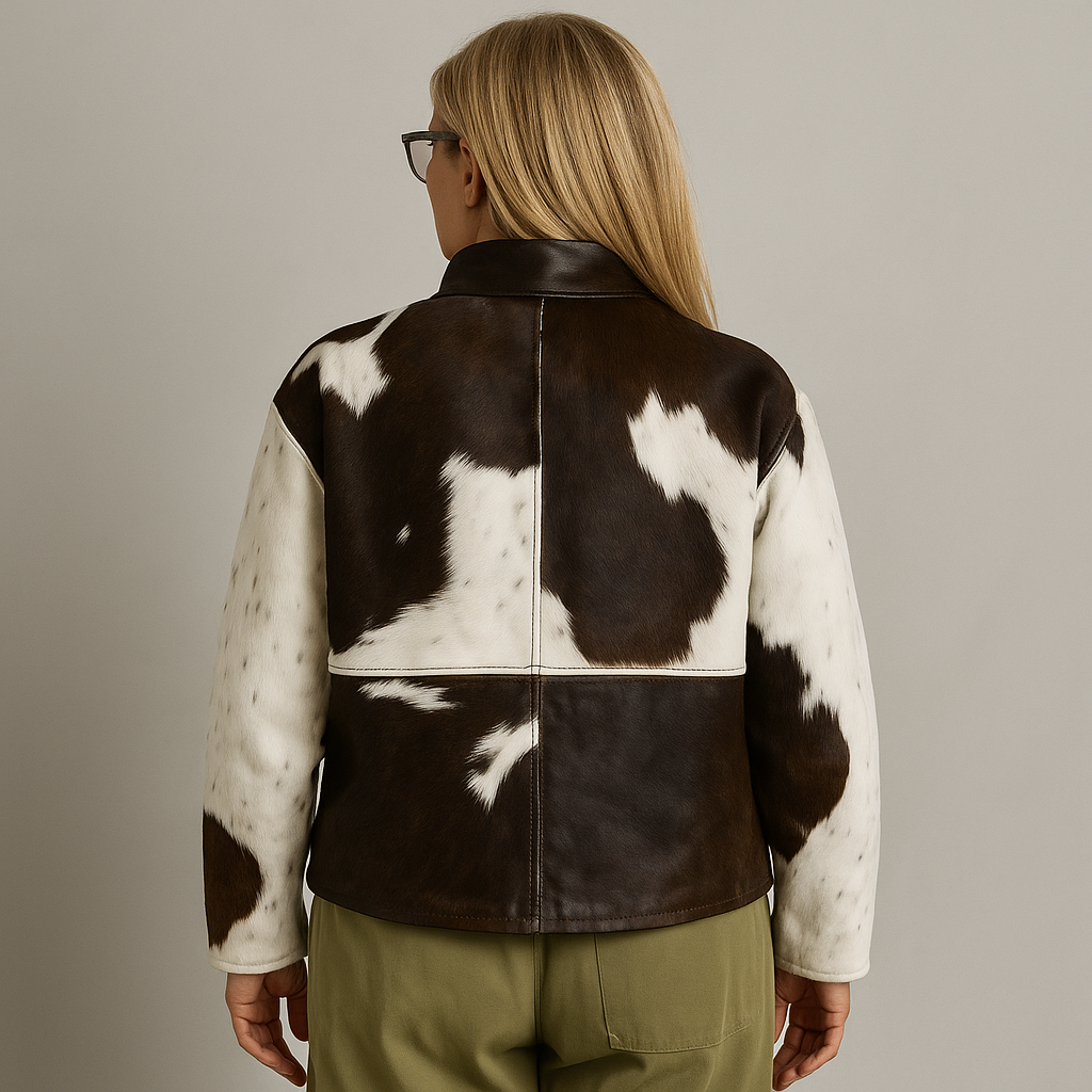 WW | Stylish lightweight jacket with leopard print
