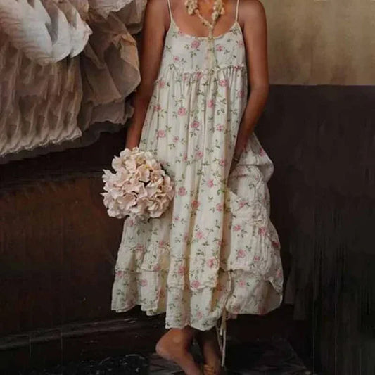 WW - Floral Linen Dress
