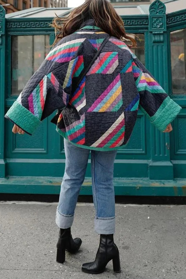 WW | Bedruckte Patchwork Baumwolljacke