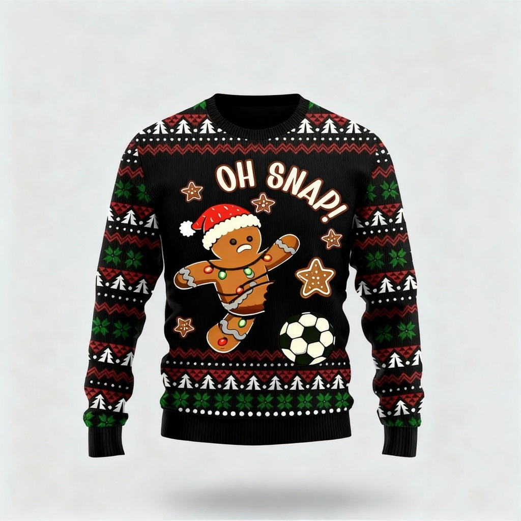 WW | Eigenartig, Gemütlich & Festlich: Der süße Cartoon-Print Weihnachts-Pullover