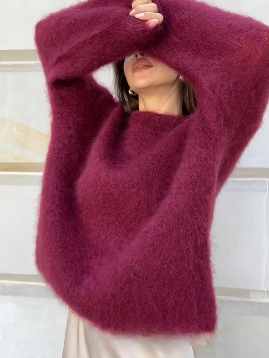 WW | Cozy soft mohair knit sweater