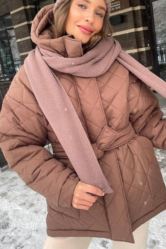WW | Diamond Quilted Puffer Jacket