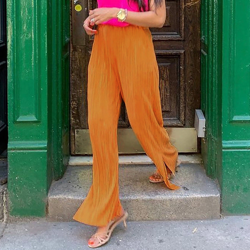 WW | Elegante orange Hosen für Frauen