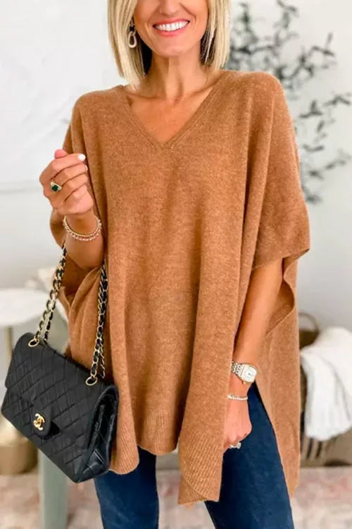 WW | Vielseitiger Pullover im Poncho-Stil