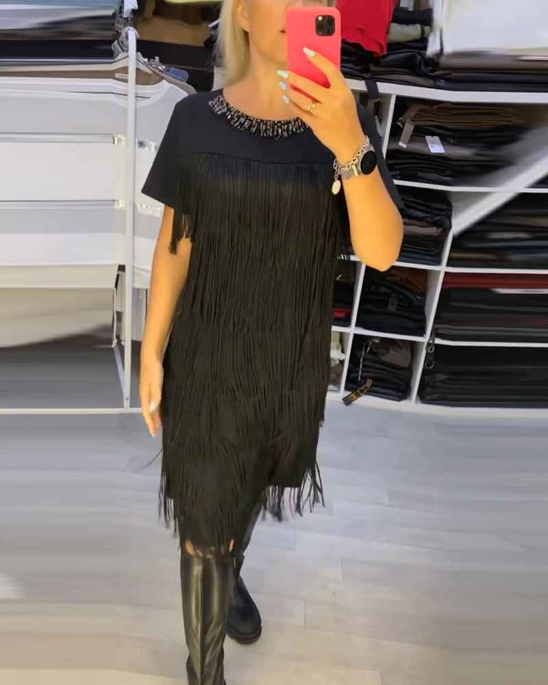 WW | Schickes Shiftkleid mit Quasten