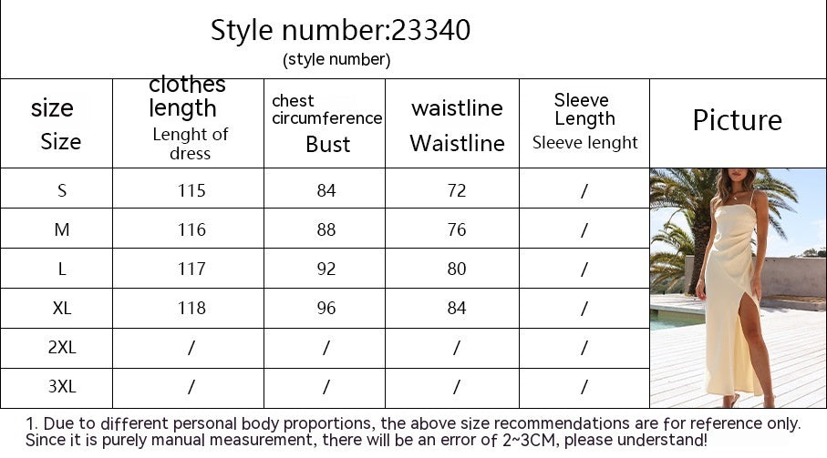 WW | Women's Summer Solid Split Dress