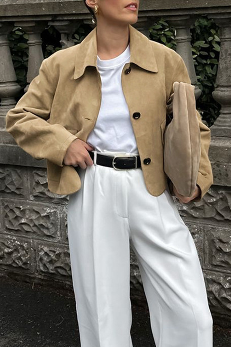 WW | Casual jacket with button-through shirt collar