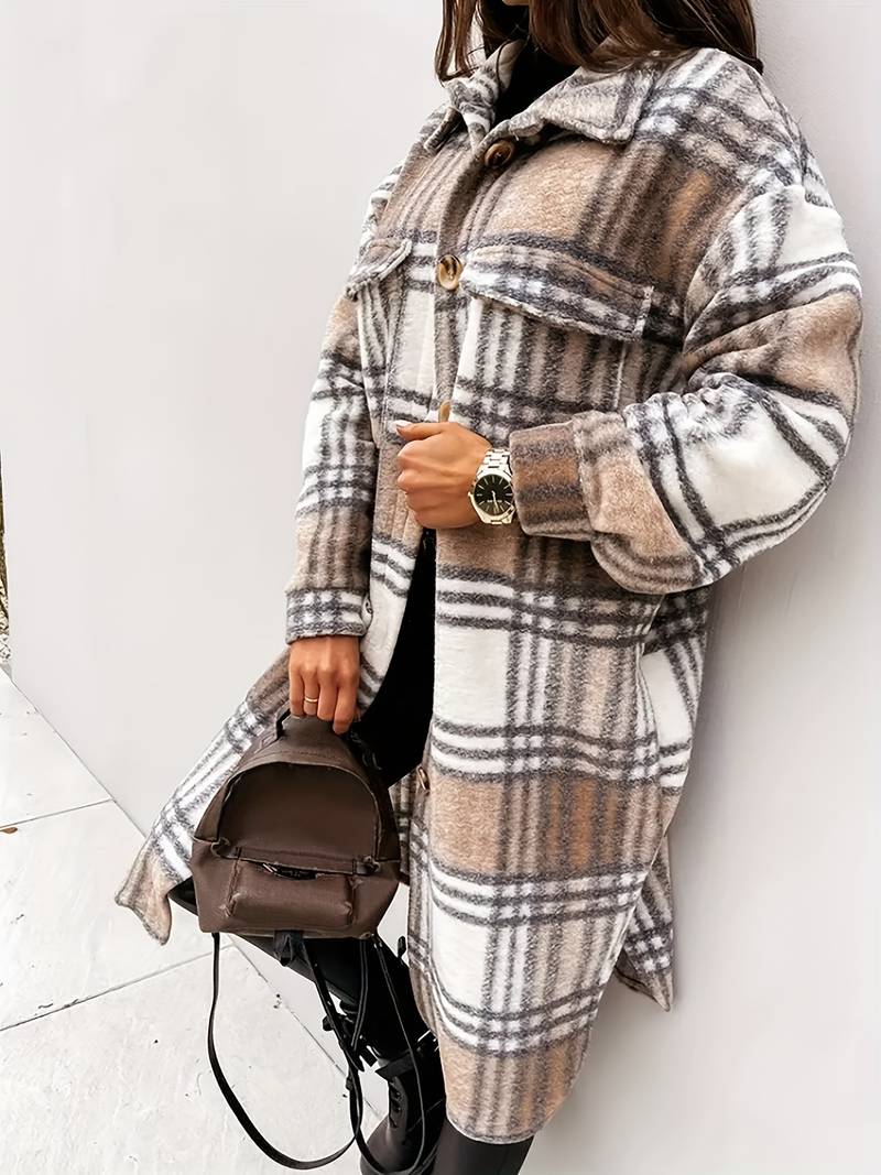 WW | Wool plaid coat