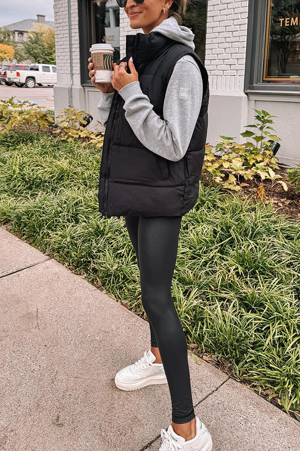 WW | Farbe modischer lässiger Stil Baumwollweste Jacke
