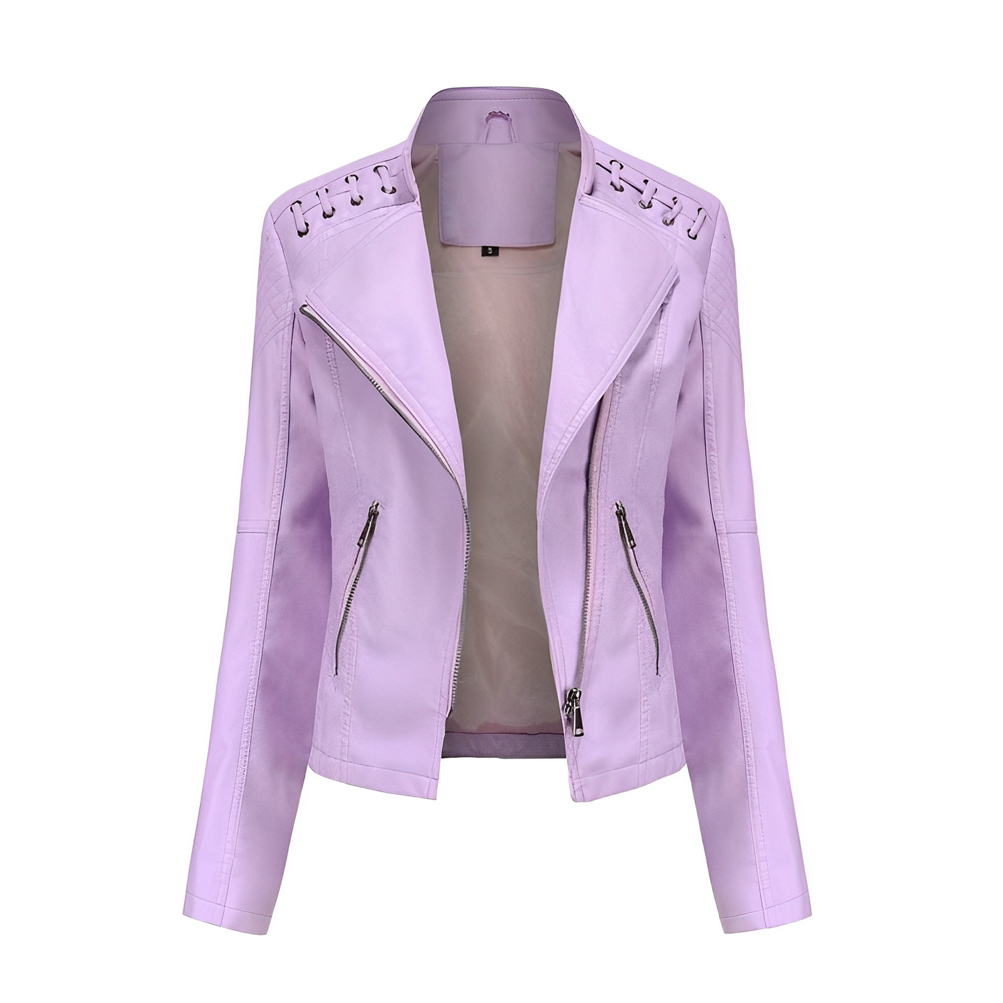 WW Allrounder: The ElegantAura Leather Jacket