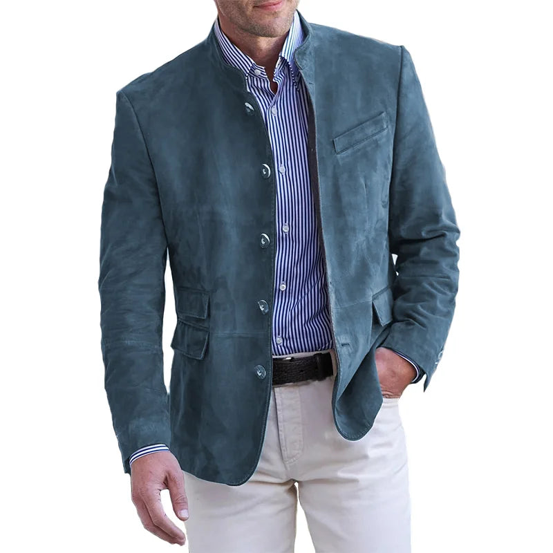 WW | Herren Smart Casual Blazer - Stehkragen