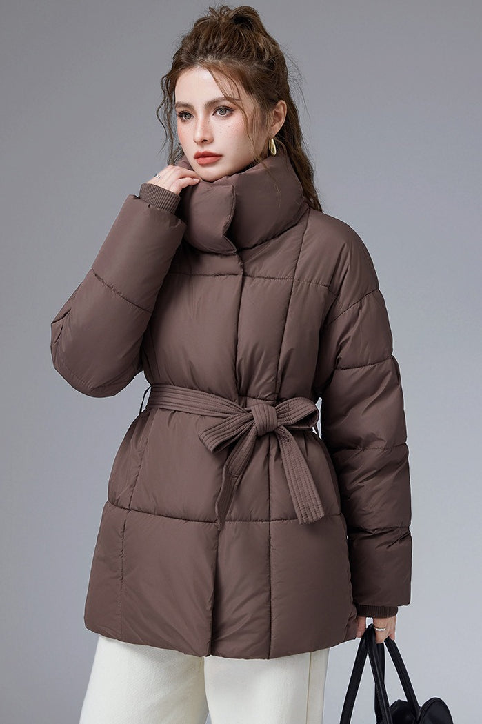 WW | Casual Cropped Cotton Puffer Jacket