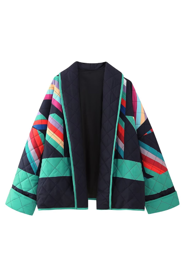 WW | Bedruckte Patchwork Baumwolljacke