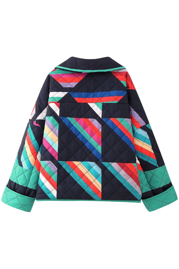 WW | Bedruckte Patchwork Baumwolljacke
