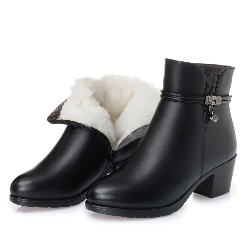 WW | Lined Ankle Boots with Side Zip