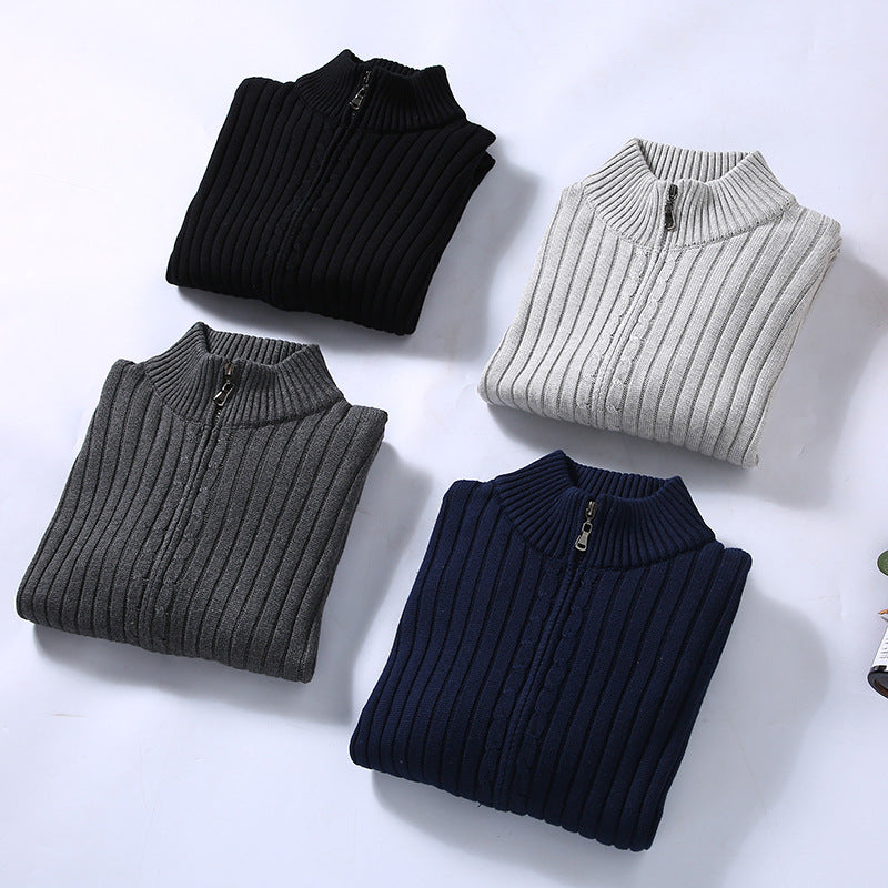 WW | Men's Zip-Up Sweater