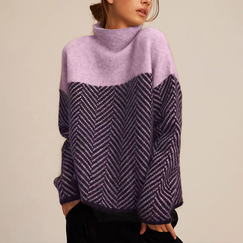 WW | Cozy chunky knit turtleneck sweater
