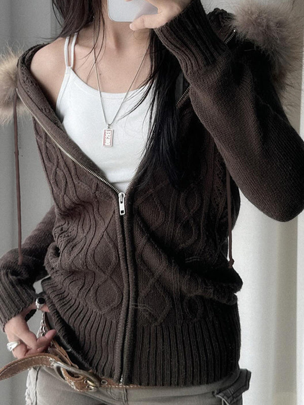 WW | Farbe Vintage Twist und Fellnahtjacke