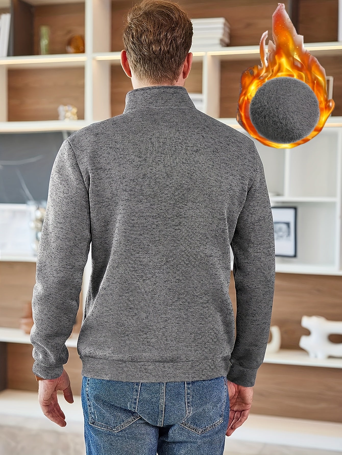 WW | Men's Casual Zip Pullover