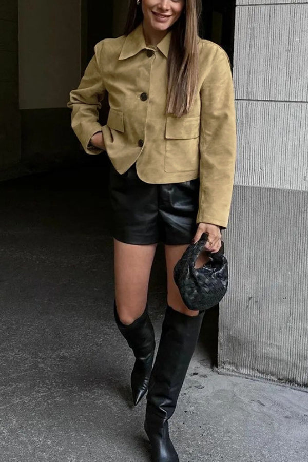 WW | Wildleder Fashionjacke