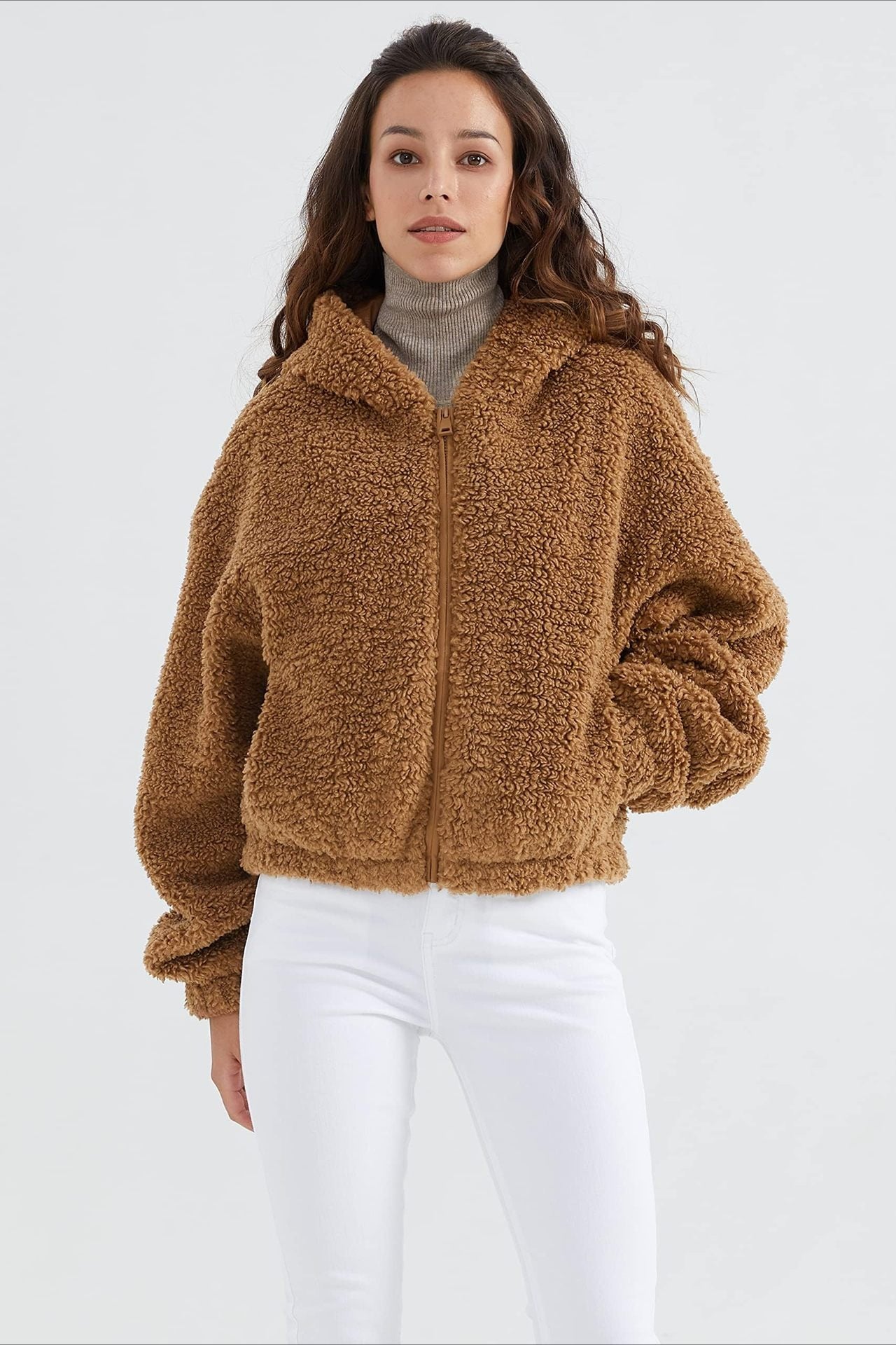 WW | Hooded Zip Short Jacket
